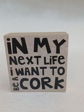 Decorative Wooden Block Sign